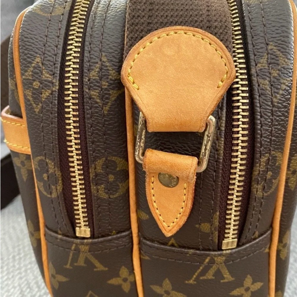 Louis Vuitton Monogram Brown and Tan Messenger Bag